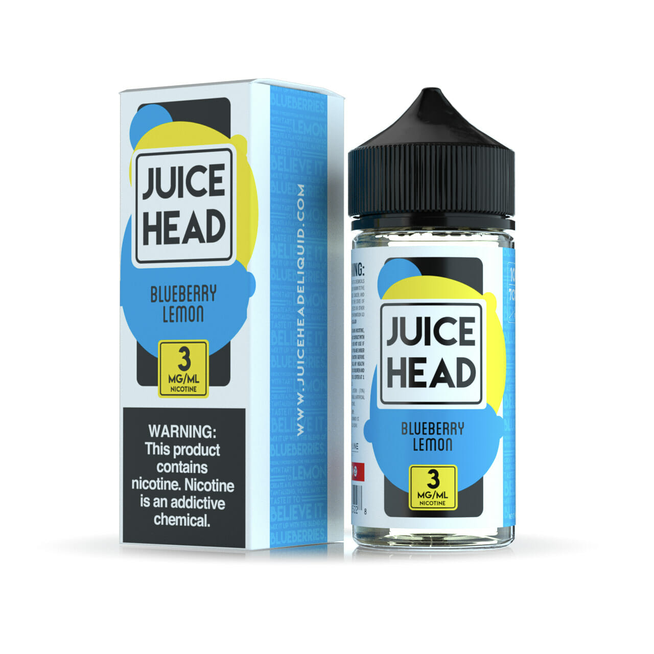 JUICE HEAD E-LIQUID BLUEBERRY LEMON - 100ML