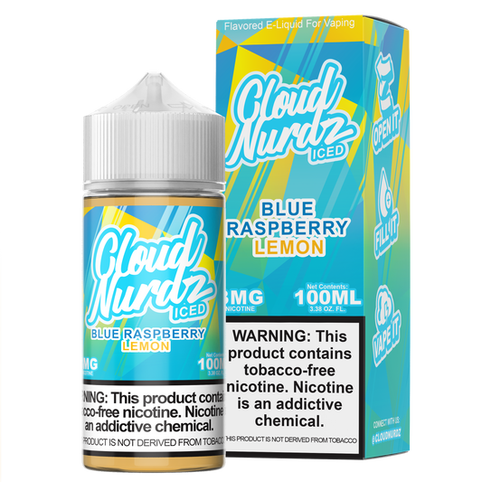 Blue Raspberry Lemon Iced by Cloud Nurdz 100ML