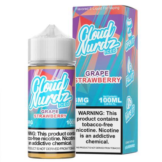 Grape Strawberry Iced by Cloud Nurdz 100ML