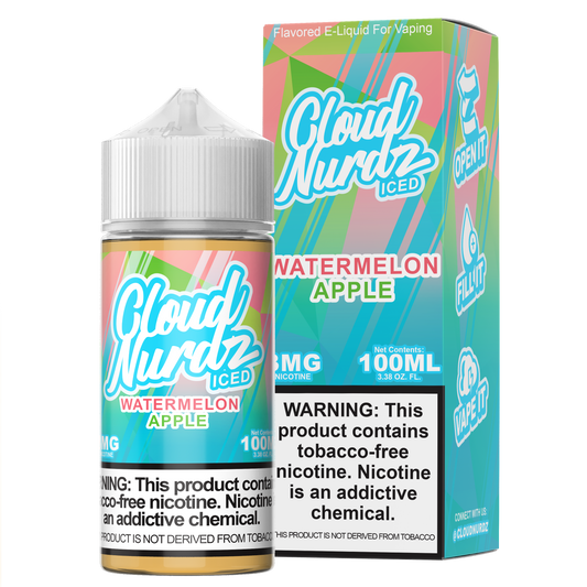 Watermelon Apple Iced by Cloud Nurdz 100ML