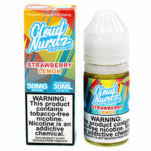 STRAWBERRY LEMON ICED TFN SALT by Cloud Nurdz  30mL