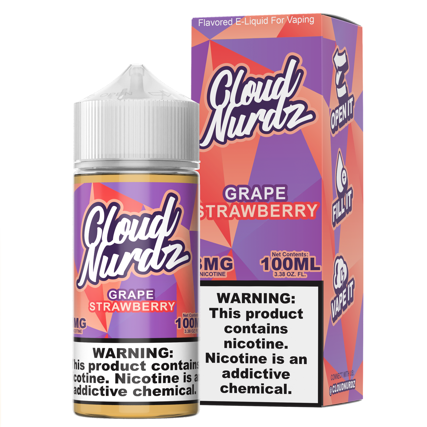 Grape Strawberry by Cloud Nurdz 100ML