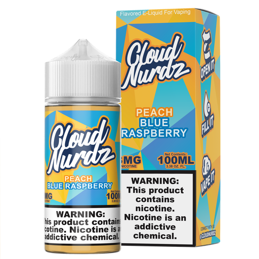 Peach Blue Raspberry by Cloud Nurdz 100ML