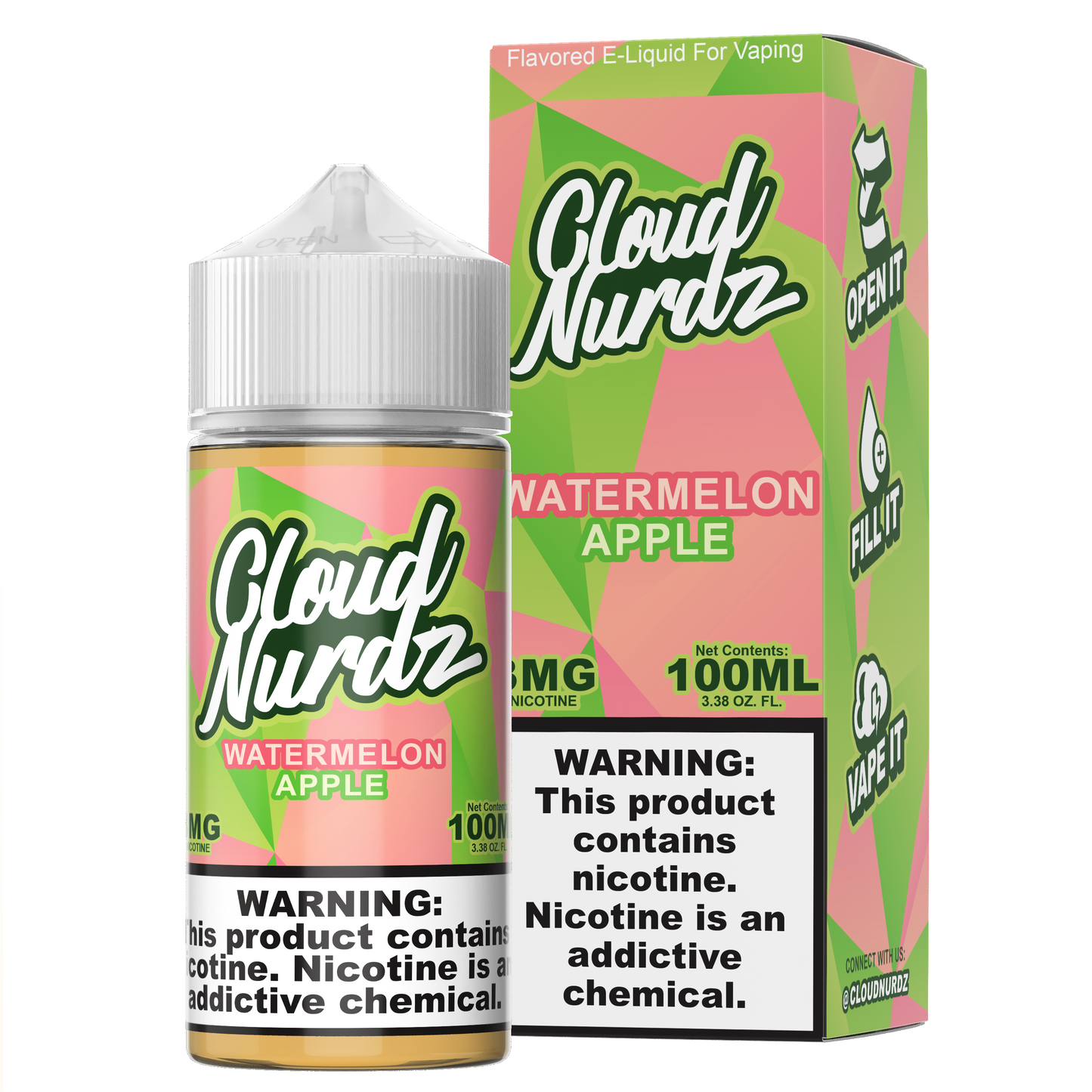 Watermelon Apple by Cloud Nurdz 100ML