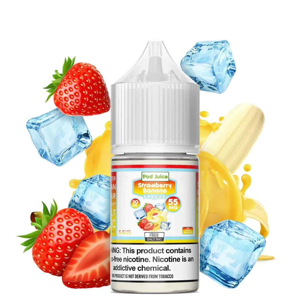 POD JUICE SALT STRAWBERRY BANANA FREEZE - 30ML