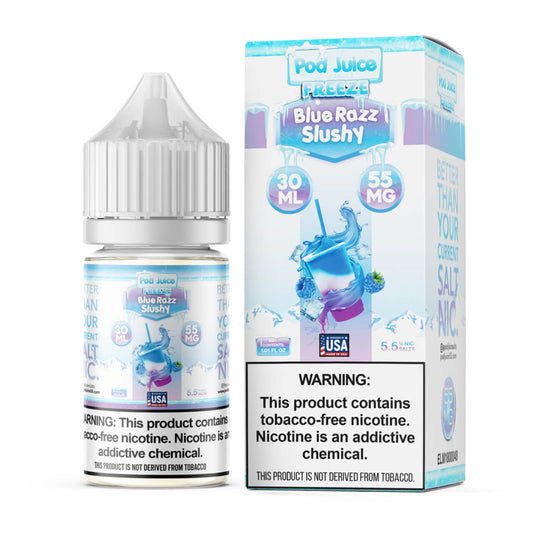 POD JUICE SALT BLUE RAZZ SLUSHY FREEZE - 30ML