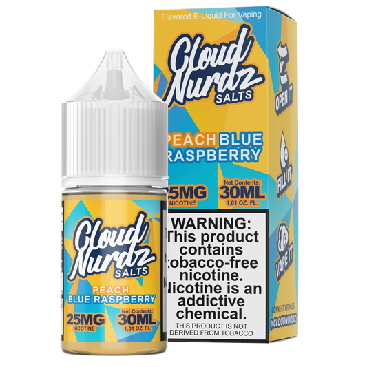 Peach Blue Razz by Cloud Nurdz Salts 30ML