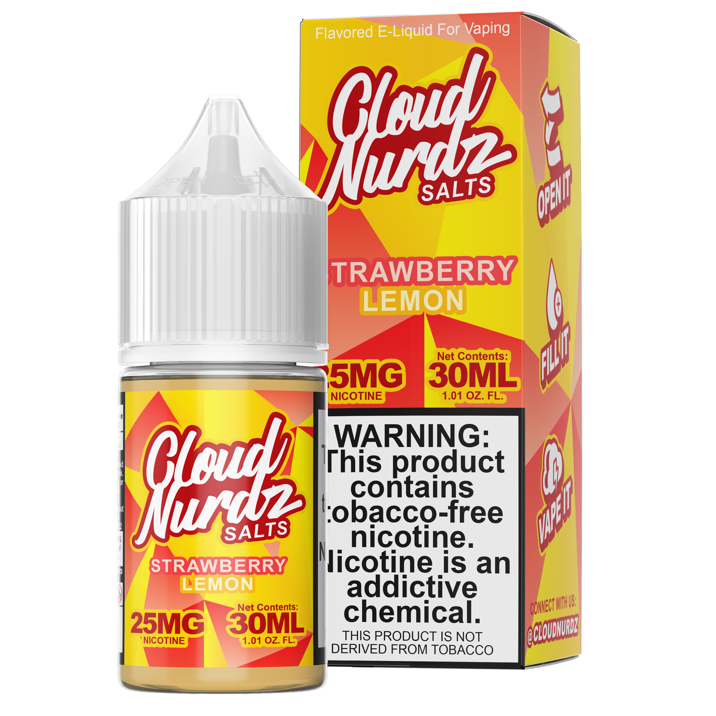 Strawberry Lemon by Cloud Nurdz Salts 30ML