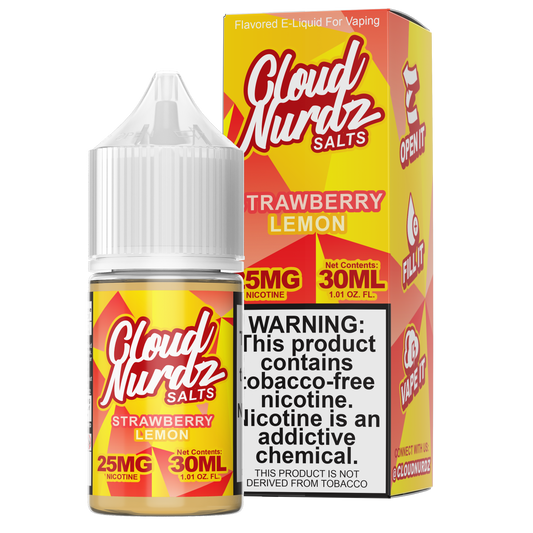 Strawberry Lemon by Cloud Nurdz Salts 30ML