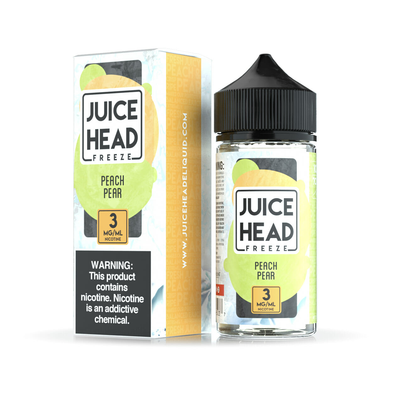 JUICE HEAD E-LIQUID PEACH PEAR FREEZE - 100ML