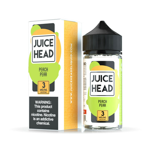 JUICE HEAD E-LIQUID PEACH PEAR - 100ML